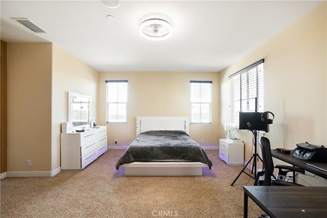 5156 Branding Iron Pl, Rancho Cucamonga, CA 91739 - bedroom with light carpet and multiple windows