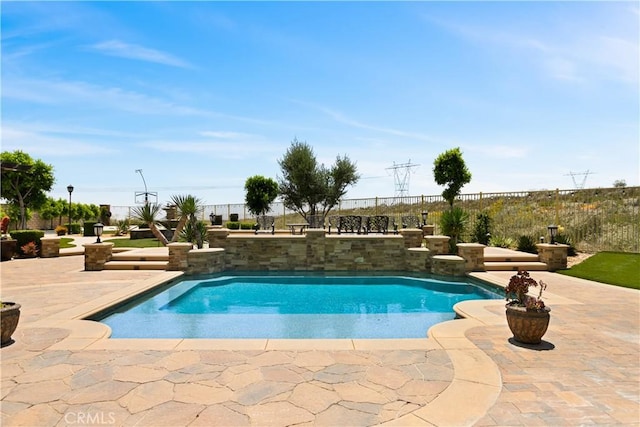5156 Branding Iron Pl, Rancho Cucamonga, CA 91739 - view of pool with a patio and a fenced backyard
