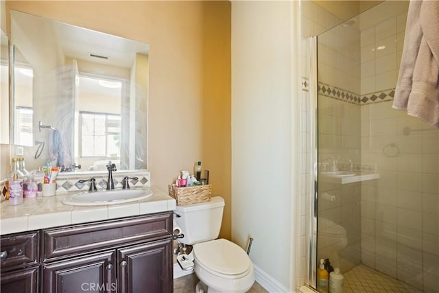 5156 Branding Iron Pl, Rancho Cucamonga, CA 91739 - bathroom with a stall shower and vanity