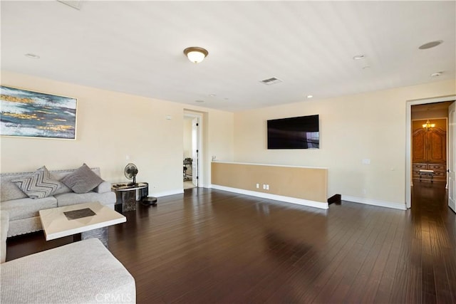 5156 Branding Iron Pl, Rancho Cucamonga, CA 91739 - living area featuring baseboards and dark wood-style floors
