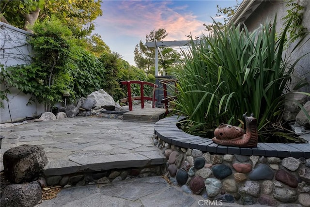12528 Sonora Way, Victorville, CA 92392 - view of patio terrace at dusk