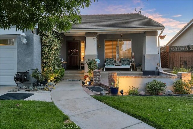 12528 Sonora Way, Victorville, CA 92392 - view of front facade featuring stucco siding and a tiled roof