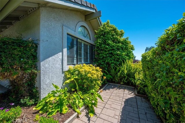 247 Oakwood Ct, Arroyo Grande, CA 93420 - view of side of property with stucco siding and a patio
