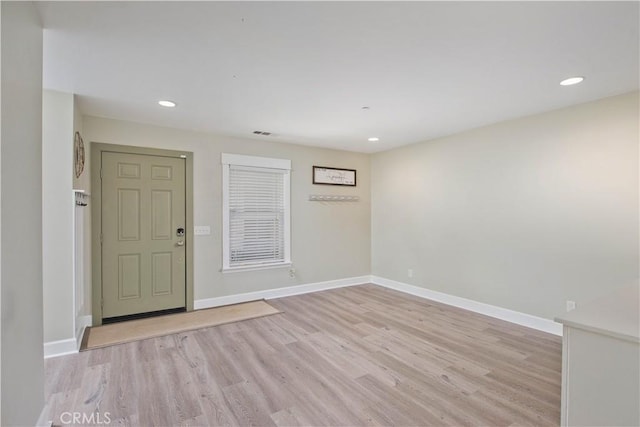 44255 Cajun St, Lancaster, CA 93535 - entryway featuring light wood-style floors and recessed lighting