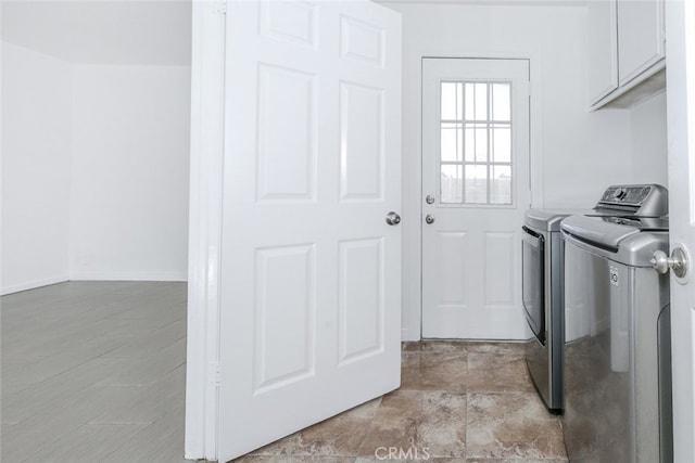 44105 Acacia St, Lancaster, CA 93535 - laundry area with washing machine and dryer and cabinet space
