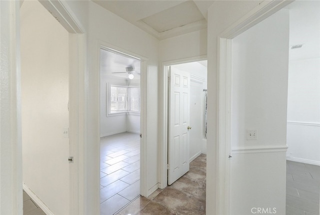 44105 Acacia St, Lancaster, CA 93535 - hall with tile patterned floors
