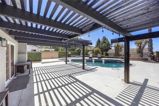 1041 S Falling Leaf Cir, Anaheim Hills, CA 92807 - fenced backyard featuring a pergola and a patio