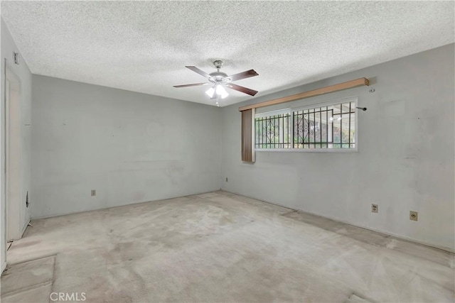 1510 E Newcrest Dr, West Covina, CA 91792 - unfurnished room featuring a ceiling fan, carpet flooring, and a textured ceiling
