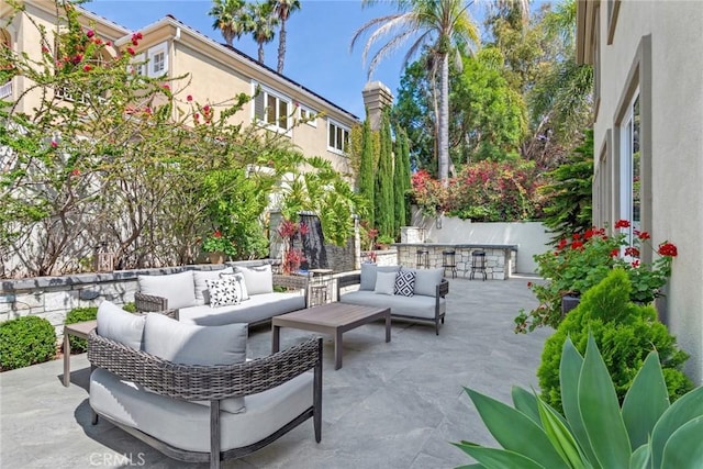 2155 Chandler Dr, Tustin, CA 92782 - view of patio / terrace featuring outdoor lounge area