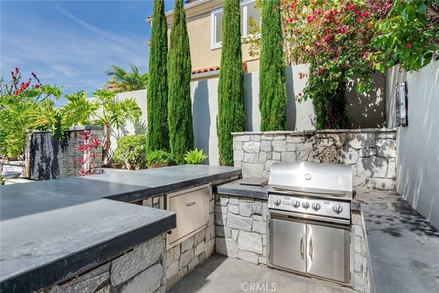 2155 Chandler Dr, Tustin, CA 92782 - view of patio / terrace with exterior kitchen