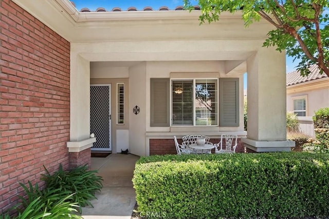 875 Eastlake Rd, Beaumont, CA 92223 - property entrance with brick siding and stucco siding