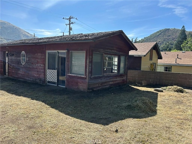 13923 Meadow Ln, Lytle Creek, CA 92358 - view of home's exterior with a mountain view