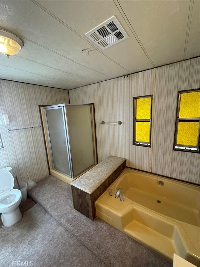 3236 Partridge Ln, Paso Robles, CA 93446 - bathroom featuring a bath, a bidet, and a stall shower