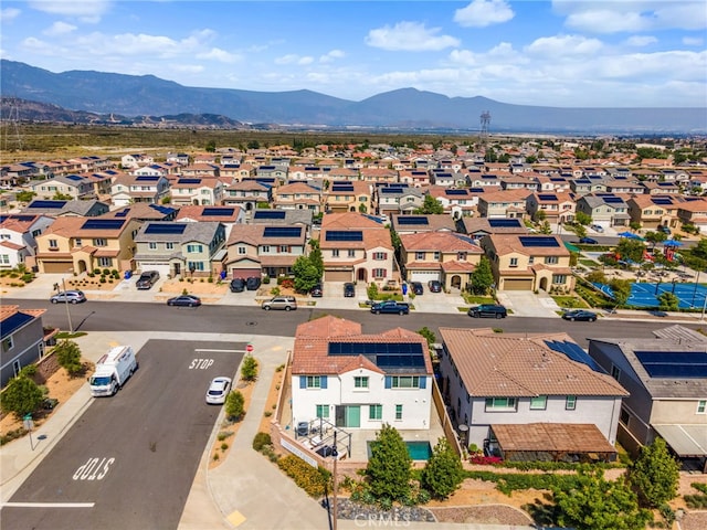 4360 Rima Dr, Fontana, CA 92336 - aerial perspective of suburban area with mountains