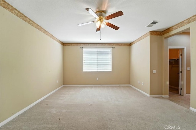 1544 Big Bnd, Beaumont, CA 92223 - unfurnished room featuring light colored carpet and ceiling fan