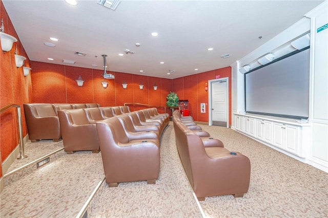 1544 Big Bnd, Beaumont, CA 92223 - cinema featuring recessed lighting and carpet flooring