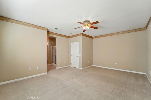 1544 Big Bnd, Beaumont, CA 92223 - empty room with a ceiling fan and light colored carpet