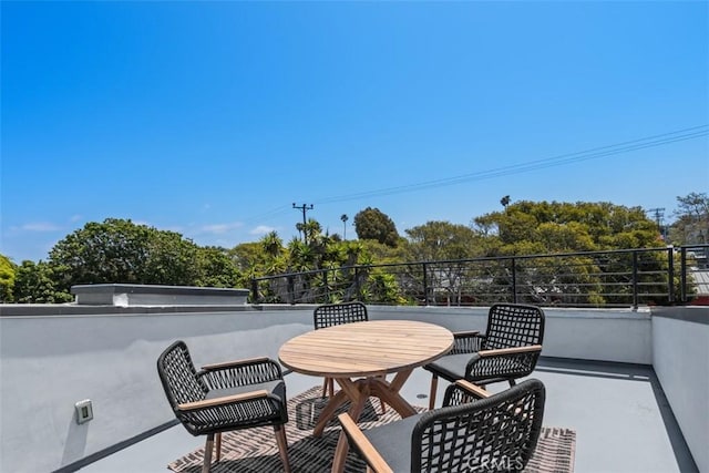 417 Sunset Ave Unit 1.2, Venice, CA 90291 - patio / terrace with view of scattered trees