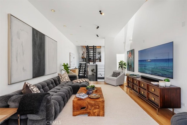 417 Sunset Ave Unit 1.2, Venice, CA 90291 - living room featuring light wood finished floors