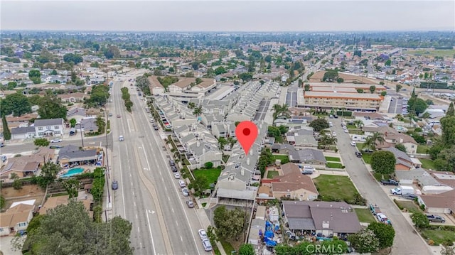 14861 Mulberry Dr Unit 1310, Whittier, CA 90604 - aerial view of property's location featuring a highway and nearby suburban area