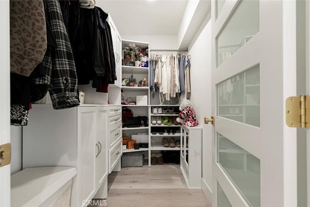 23500 Lloyd Houghton Pl, Newhall, CA 91321 - spacious closet with light wood-type flooring