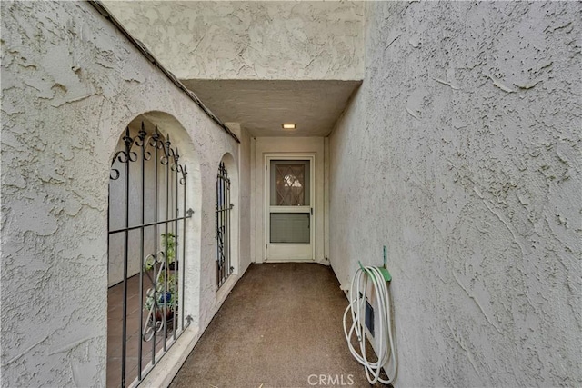204 Hawk Ln, Palmdale, CA 93551 - view of exterior entry with stucco siding