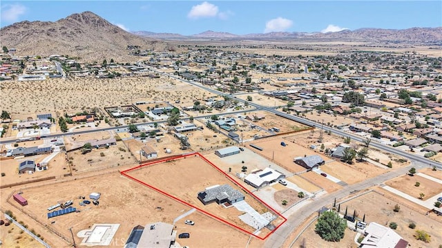 20020 Symeron Rd, Apple Valley, CA 92307 - view of property location featuring property parcel outlined and mountains