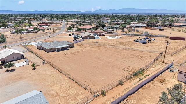 20020 Symeron Rd, Apple Valley, CA 92307 - aerial view of a mountain backdrop