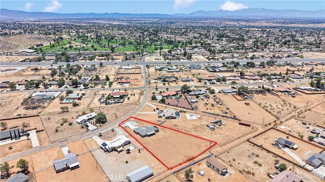 20020 Symeron Rd, Apple Valley, CA 92307 - view of property location featuring property parcel outlined and a mountainous background