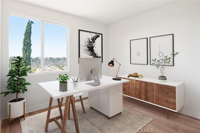 967 Strawberry Creek St, Chula Vista, CA 91913 - office featuring light wood-type flooring and baseboards