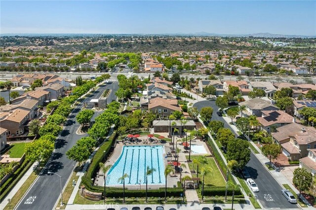 967 Strawberry Creek St, Chula Vista, CA 91913 - aerial view of residential area featuring a pool area