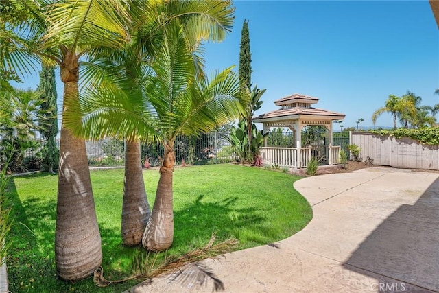967 Strawberry Creek St, Chula Vista, CA 91913 - view of yard with a gazebo and a patio area