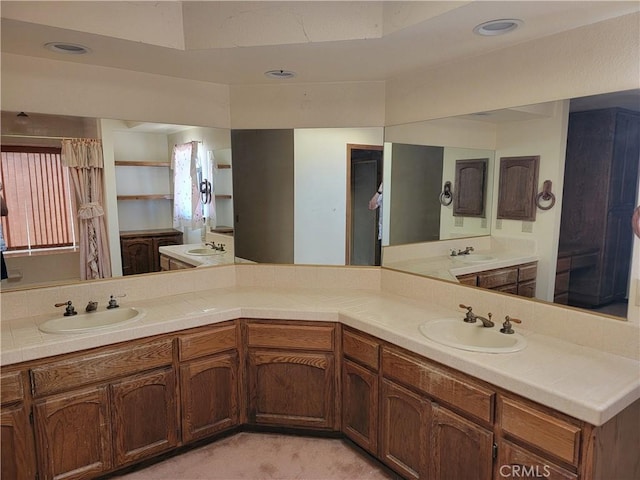 15440 Cactus St, Hesperia, CA 92345 - bathroom with double vanity