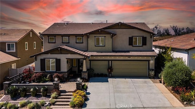 28667 Clearview St, Murrieta, CA 92563 - view of front of property featuring an attached garage, stucco siding, and concrete driveway
