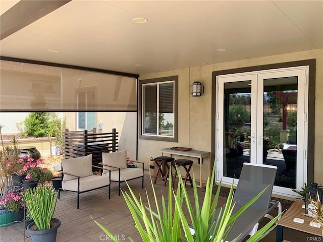 28667 Clearview St, Murrieta, CA 92563 - wooden terrace featuring french doors