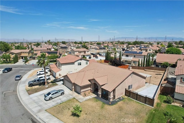 12671 Shorewood Ln, Victorville, CA 92392 - aerial perspective of suburban area featuring a mountain backdrop