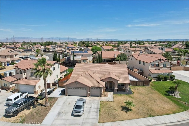 12671 Shorewood Ln, Victorville, CA 92392 - aerial perspective of suburban area featuring a mountain backdrop