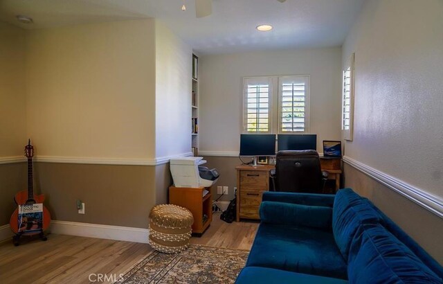 15 Parisville, Aliso Viejo, CA 92656 - office space featuring wood finished floors and ceiling fan