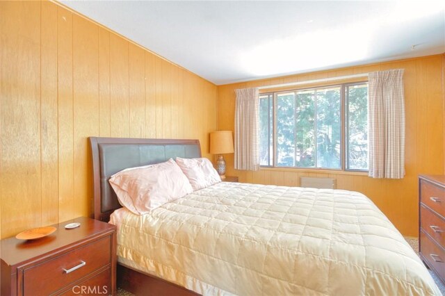 960 Snowbird Rd, Wrightwood, CA 92397 - bedroom with multiple windows and wooden walls
