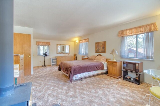 960 Snowbird Rd, Wrightwood, CA 92397 - bedroom with light carpet