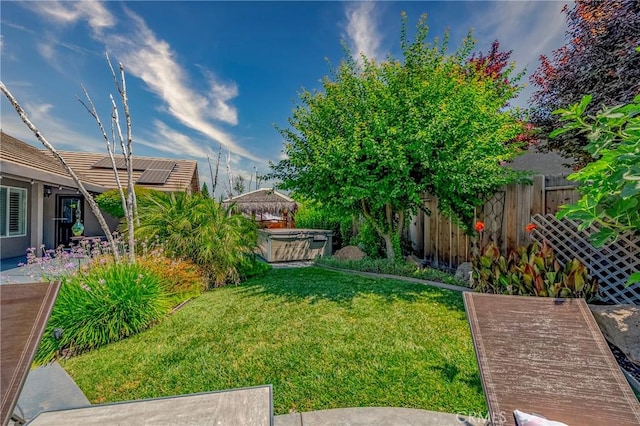3486 Cascade Creek Ave, Merced, CA 95340 - view of yard with a hot tub