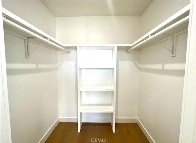 624 W 38th St, San Pedro, CA 90731 - walk in closet with dark wood-style floors