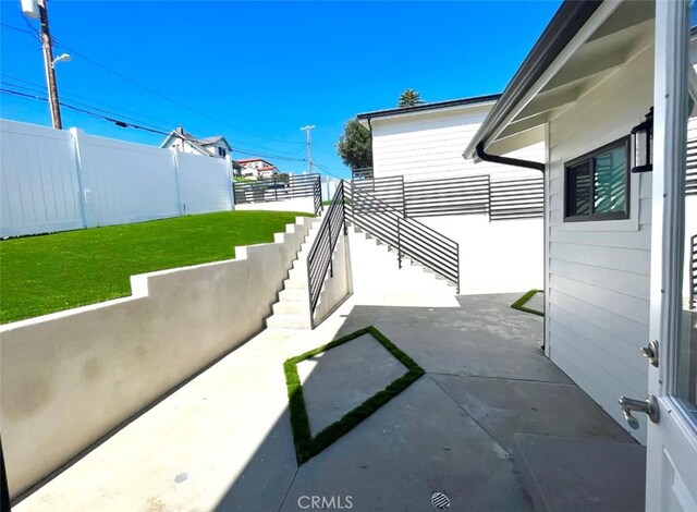 624 W 38th St, San Pedro, CA 90731 - view of patio / terrace with stairs