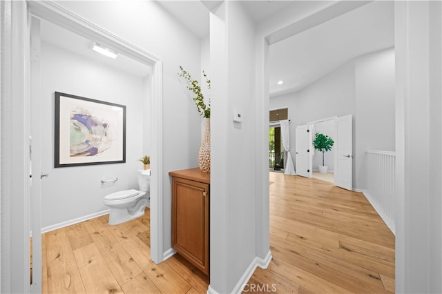 83 City Stroll, Irvine, CA 92620 - bathroom with wood-type flooring and recessed lighting