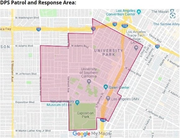 854 W Martin Luther King Jr Blvd, Los Angeles, CA 90037 - map / location of property area