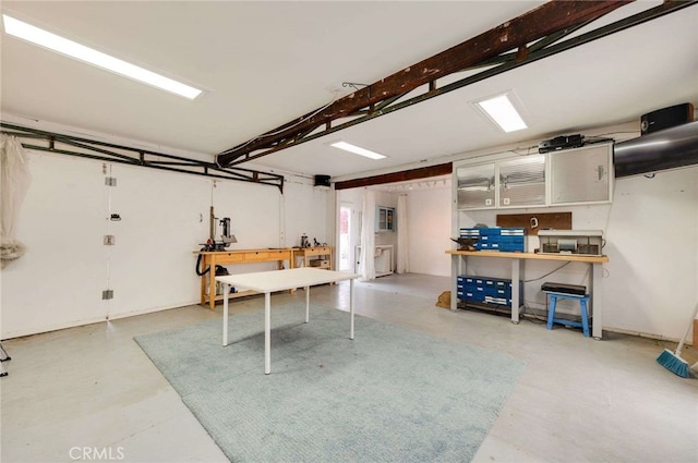 5855 Lemon Ave, Long Beach, CA 90805 - garage featuring a workshop area