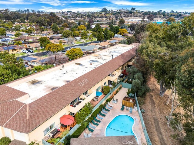 4647 Pico St Unit 101, San Diego, CA 92109 - aerial view of a pool area