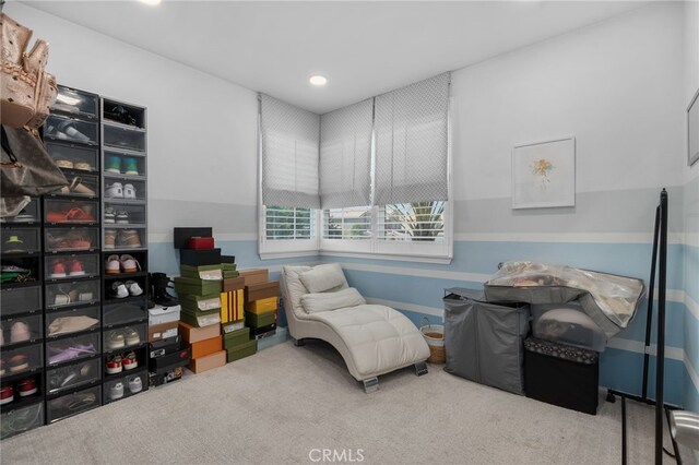 10554 Cannon Dr, Rancho Cucamonga, CA 91730 - sitting room with carpet flooring and recessed lighting