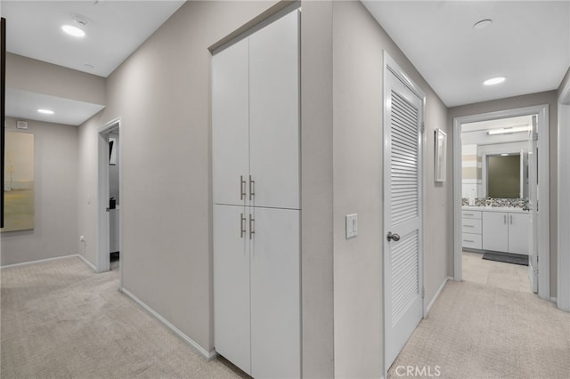 10554 Cannon Dr, Rancho Cucamonga, CA 91730 - hallway with light carpet