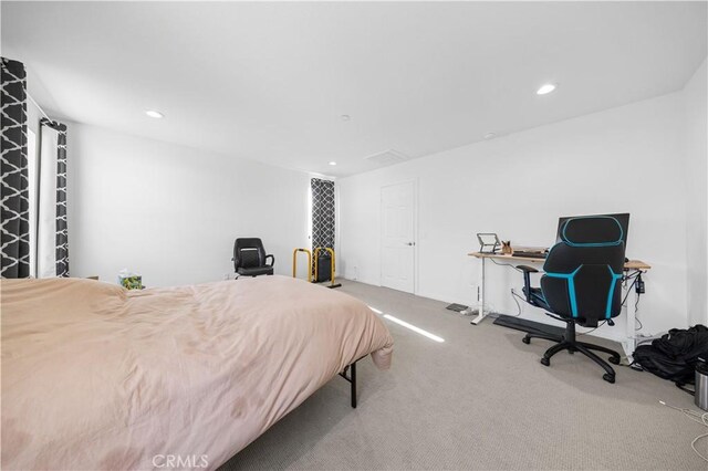 20225 Breeze Blooms Dr, Riverside, CA 92507 - carpeted bedroom featuring recessed lighting and an office area